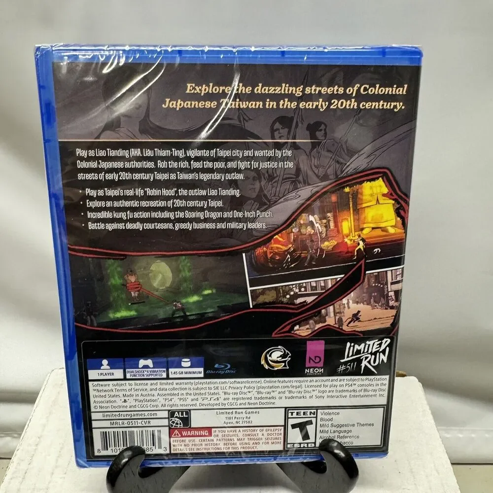The Legend of TianDing PS4 Sony PlayStation 4 Limited Run #511 LRG Tianding LRG